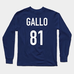 Gallo Jersey (White Text) Long Sleeve T-Shirt